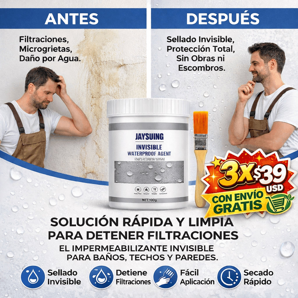 Set x 3 Impermeabilizante Ultra Fuerte 300G