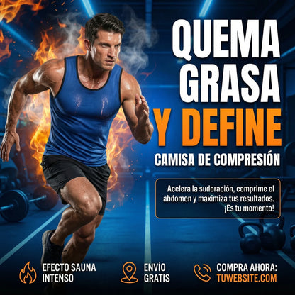 Camisa De Compresión Abdominal Sudoración Extrema